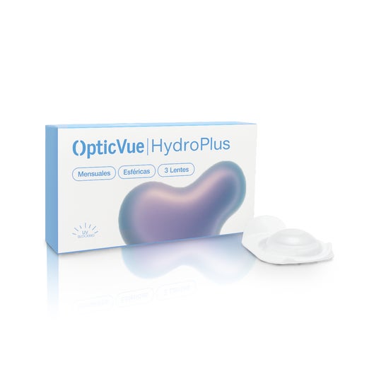 Opticvue Hydroplus Lentes de Contacto Mensais 1 00 3 Unidades