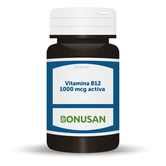 Vitamina B12 1000mcg Bonusan Vitamina B12 1000mcg Activa 90 Comprimidos sublinguais