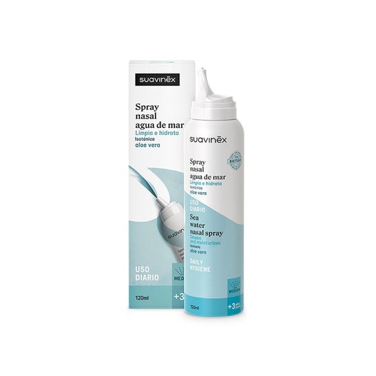 Suavinex Spray Nasal Isotónico Aloé Vera +3M 120 ml