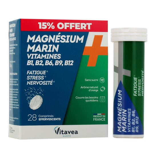 Vitavea Magnésio & Vitaminas B1 B2 B6 B9 B12 28comp