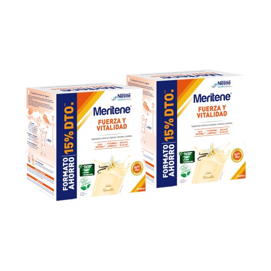 Meritene Força e Vitalidade Baunilha 2x30 Sachês