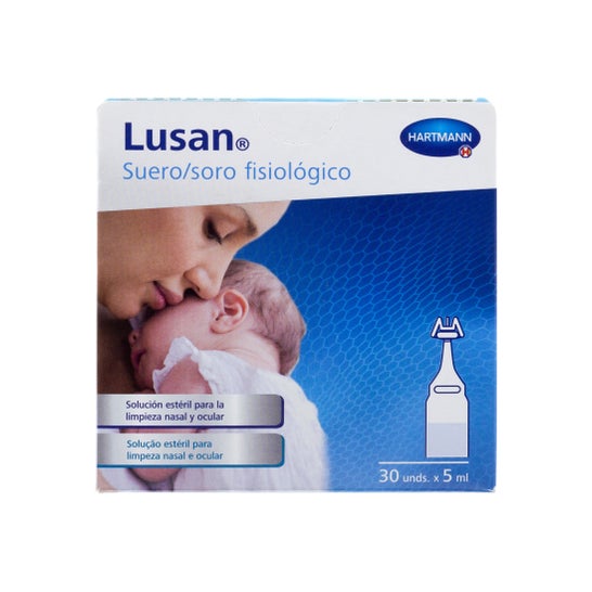 Lusan® solução fisiológica fisiológica soro fisiológico dose única 5mlx30pcs