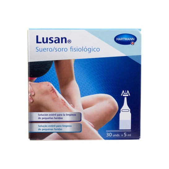 Lusan® solução fisiológica fisiológica soro fisiológico dose única 5mlx30pcs