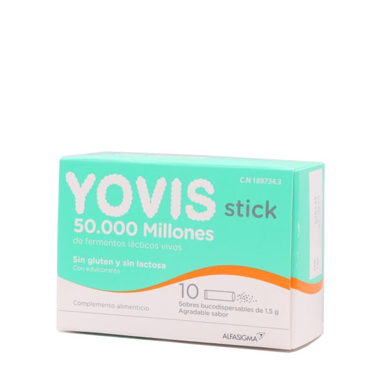 Yovis Stick 10 Envelopes Orais Dispersíveis