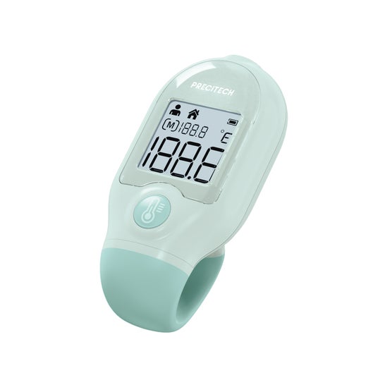 Precitech Termômetro Sem Contato Mini Verde 1 Unidade Precitech Termômetro Sem Contato Mini Verde 1 Unidade