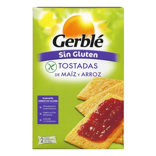 Gerble Tostadas Maiz Arroz Sin Gluten BIo 250g