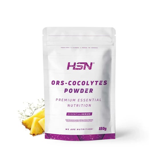 HSN ORS Cocolytes Agua de Coco + Electrolitos en Polvo Piña 150g