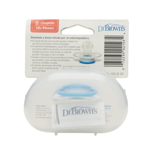 Dr. Brown's Prevent desenhos em cor de silicone +12 meses 1 peça