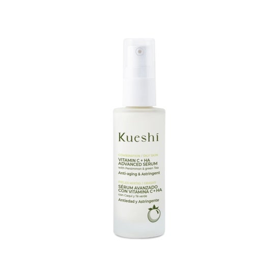 Kueshi Sérum Avançado Vitamina C + Ha Caqui e Chá Verde 30 ml