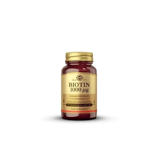 Solgar Biotina 1000mcg (Vitamina B8) 50 cápsulas vegetais Solgar Biotina 1000mcg (Vitamina B8) 50 cápsulas vegetais