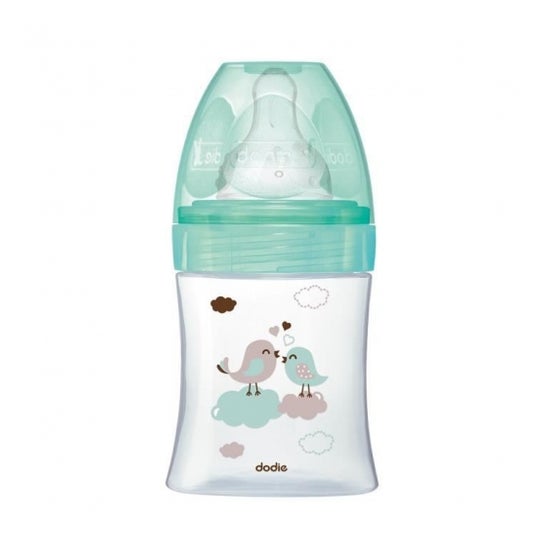 Dodie Anti-Colic Bottle Glass 0-6m Verde 150ml