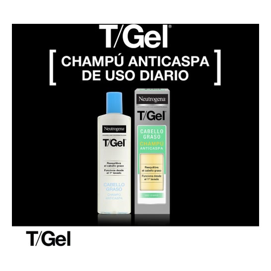 NEUTROGENA T/GEL CHAMPÚ ANTICASPA CABELLO GRASO 250ML + 250ML Neutrogena®,