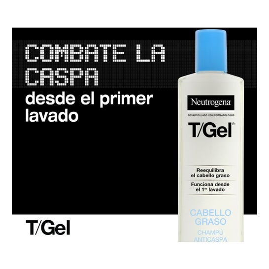NEUTROGENA T/GEL CHAMPÚ ANTICASPA CABELLO GRASO 250ML + 250ML Neutrogena®,