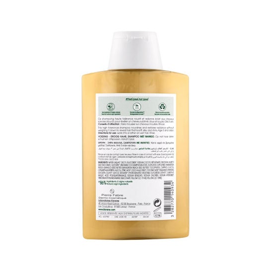 Champô nutritivo de cloro com manteiga de manga 200ml