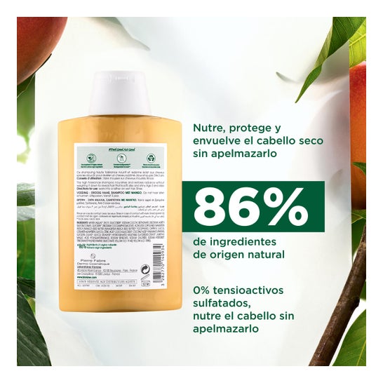 Champô nutritivo de cloro com manteiga de manga 200ml