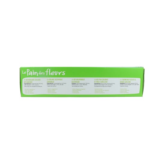 Pão Flores Trigo Trigo Trigo Trigo Carne mourisco Bio 300g Le