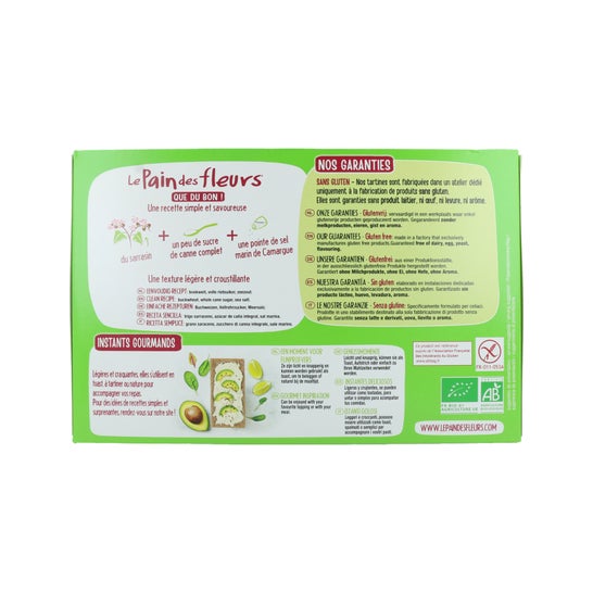 Pão Flores Trigo Trigo Trigo Trigo Carne mourisco Bio 300g Le
