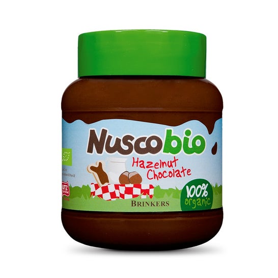 Nuscobio Creme de chocolate com avelãs 100% orgânico 400g