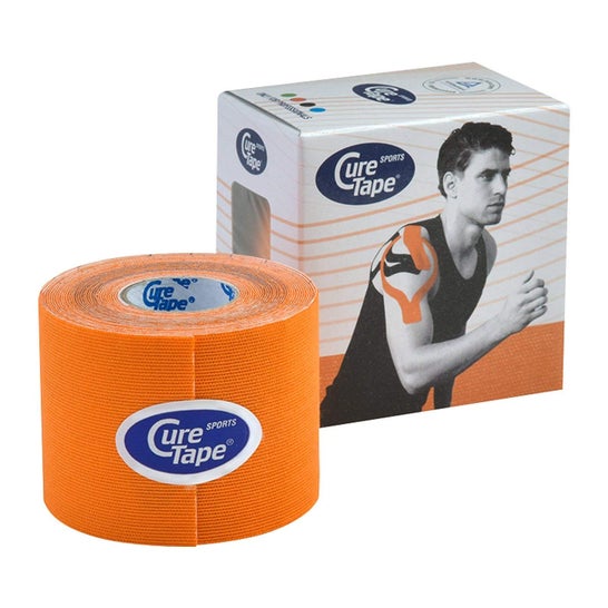 Cure Tape Sports Orange Neuromuscular Bandage 5cmX5m 1pc