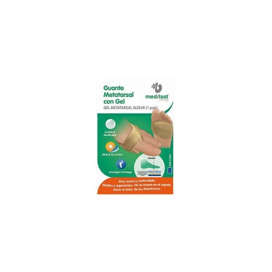 Luva metatarsal Medilast com gel TL