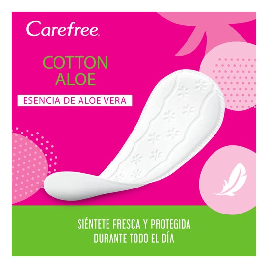 Carefree Carefree Normal Aloe Protector Cotton 56uds