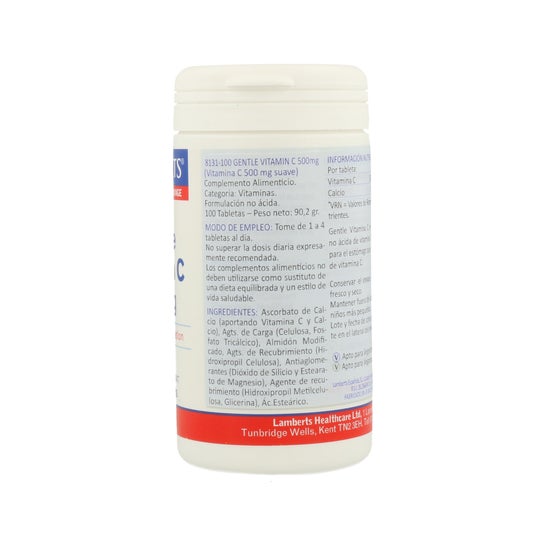 Lamberts Suave Vitamina C 500mg 100 Comprimidos
