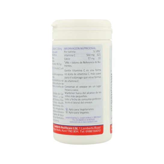 Lamberts Suave Vitamina C 500mg 100 Comprimidos
