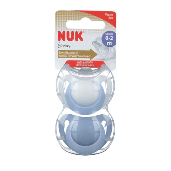 Nuk 2 Genius Gar?on T0 chupeta (02 meses)