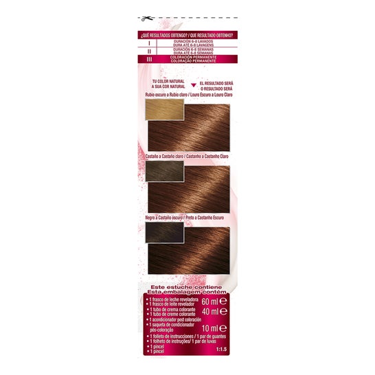 Garnier Color Sensation N°6.35 Caramelo Louro 4 peças