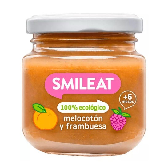 Sorriso de framboesa e frasco de pêssego 130g