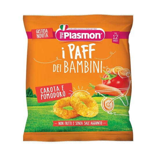 Plasmon Dry Snack Paff Zanahoria y Tomate 15g