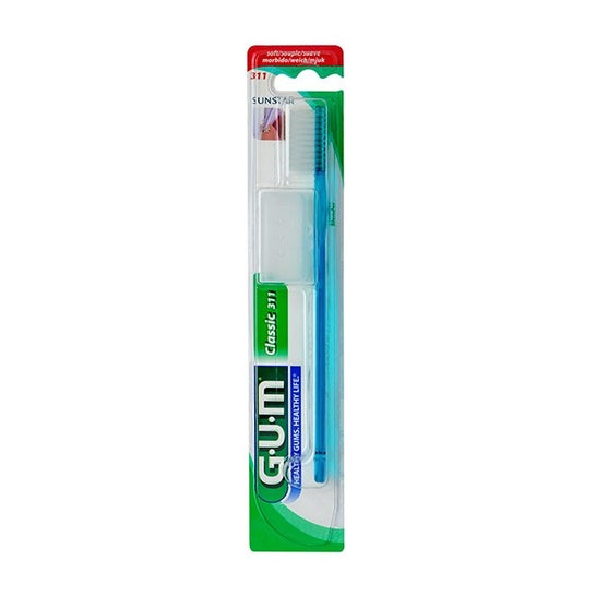Escova de dentes Gum Classic Soft 311 3R Cabeça estreita 1ut