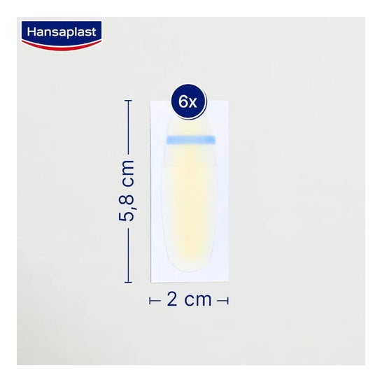Hansaplast com ampolas Pequenos 6 pensos Hansaplast com ampolas Pequenos 6 pensos