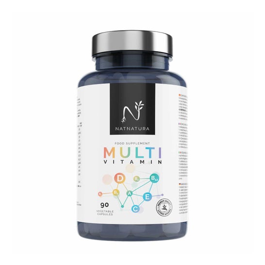 Complexo multivitamínico Natnatura para homens e mulheres. 90 Cá