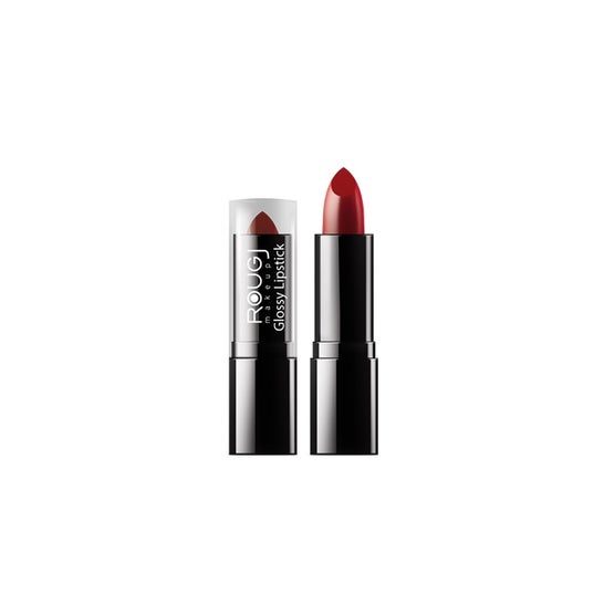 Rougj Maquiagem Glossy Lipstick Spf 6 Vermelho