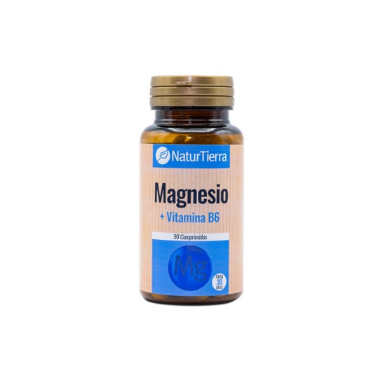 Comprimidos Naturtierra Magnésio + Vitamina B6 90