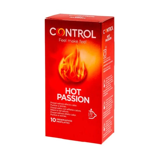 Controlar Preservativos Hot Passion 10 pcs Controlar Preservativos Hot Passion 10 pcs