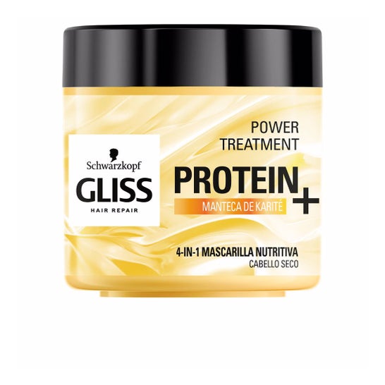 Schwarzkopf Gliss Protein+ Máscara Nutritiva para Cabelos Secos 400ml