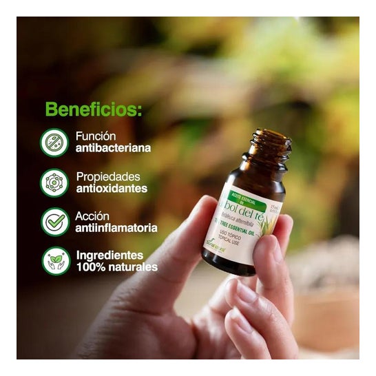 Aceite Esencial Arbol Del Te Soria Natural 15ml Aceite Esencial Arbol Del Te Soria Natural 15ml
