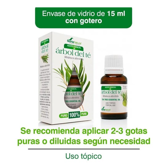 Aceite Esencial Arbol Del Te Soria Natural 15ml Aceite Esencial Arbol Del Te Soria Natural 15ml