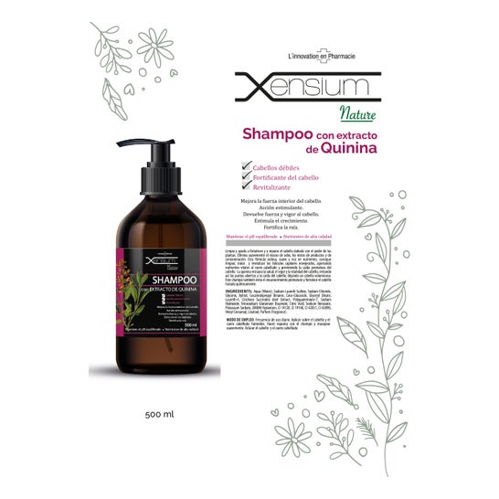 Shampoo Xensium Nature Quinine Extract 500 ml