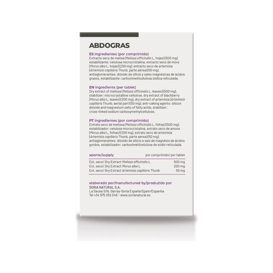 Soria Natural Abdogras 28 Comp