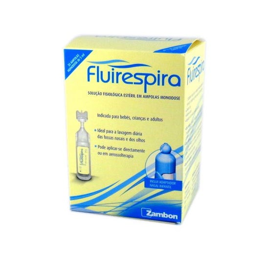 Fluirespira Physiological Solution 30 doses individuais