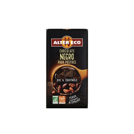 Alter Eco Dark Chocolate para Sobremesas Bio 200g