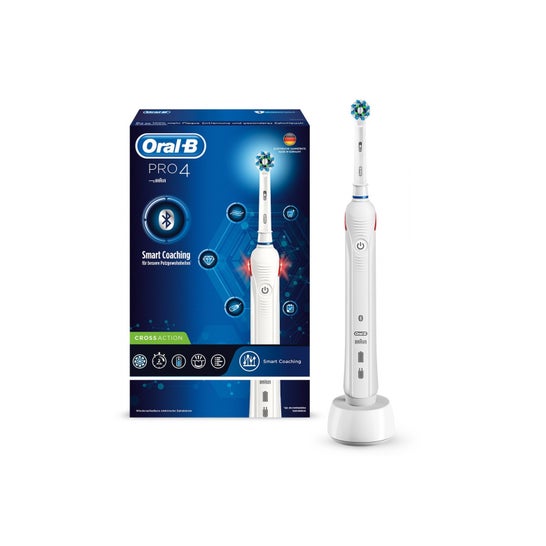 Oral-B Pro 4 Escova Dentária Rotativa Branca 1 peça