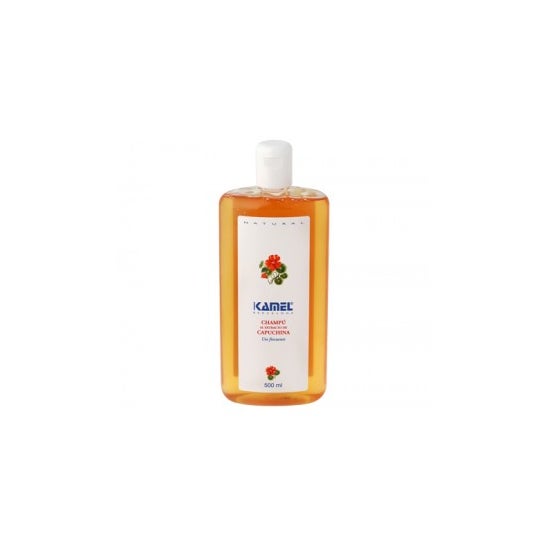 Shampoo Kamel com 500ml de extrato de capuchinha