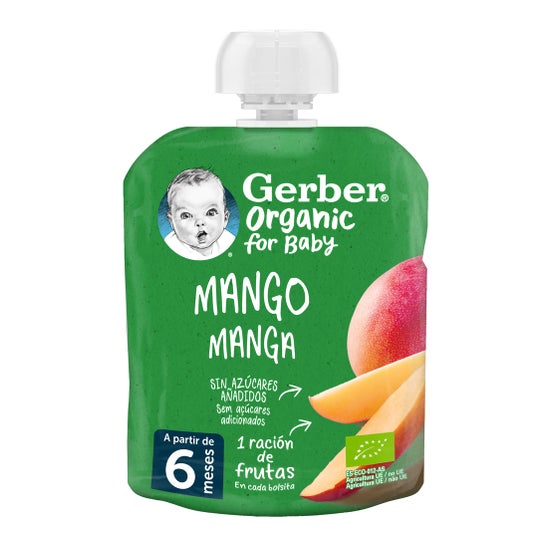 Gerber Organic Mango Pouch 90g