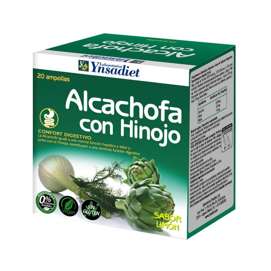 Alcachofra de Ynsadiet com erva-doce 20mpollas