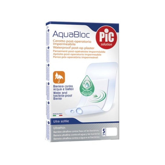 Pic Aquabloc Pós-operatório Antibacteriano Estéril 10 X 8 Cm 5