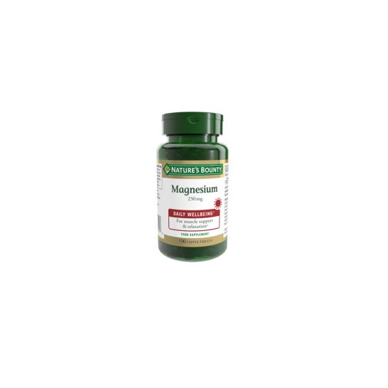 Magnésio puro da recompensa da natureza 250 Mg 100 Comp
